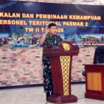 Tingkatkan Profesionalisme Teritorial, Danpasmar 2 Bekali Prajurit dengan Wawasan Strategis