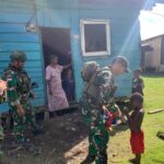 Satgas Pamtas RI-PNG Kewilayahan Yonif 645/GTY Pos Kobakma Distrik Kobakma Kabupaten Membramo Tengah